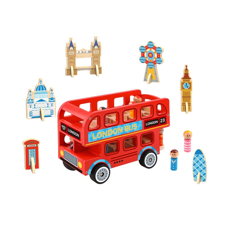London Bus and landmarks